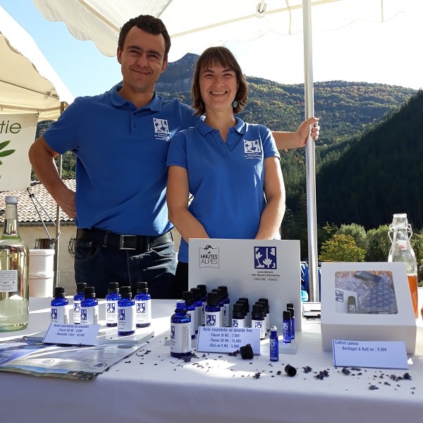 Stand vente directe lavande fine