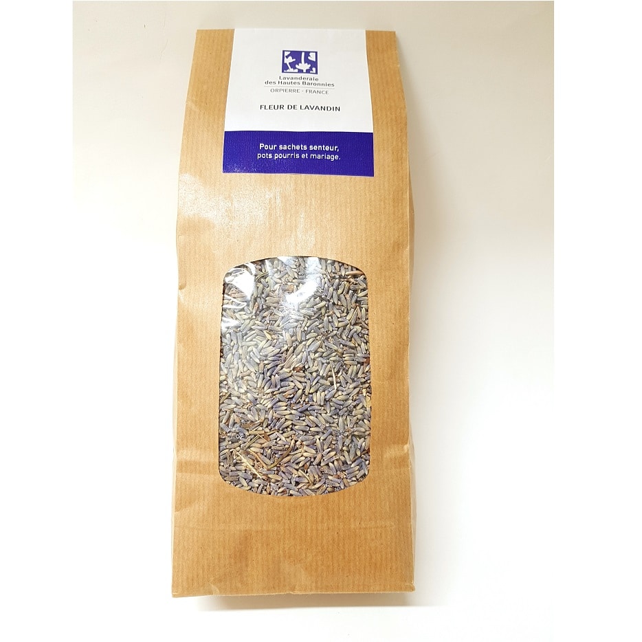 Sachet kraft fleur de lavandin 180G